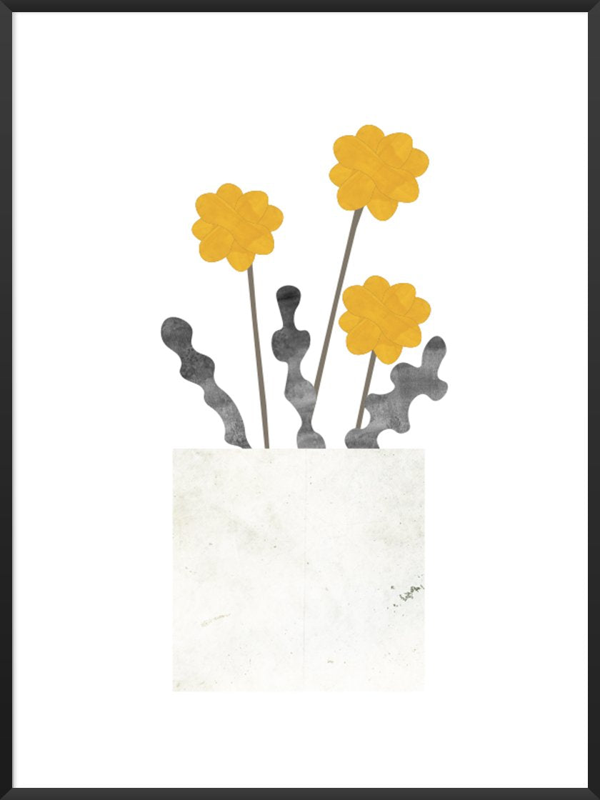 project-nord-dandelion-poster-in-interior-living-room