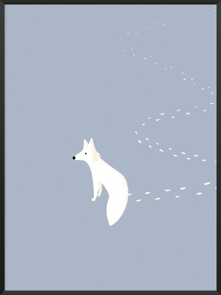 The Walking Fox - 子ぎつねの散歩 ポスター