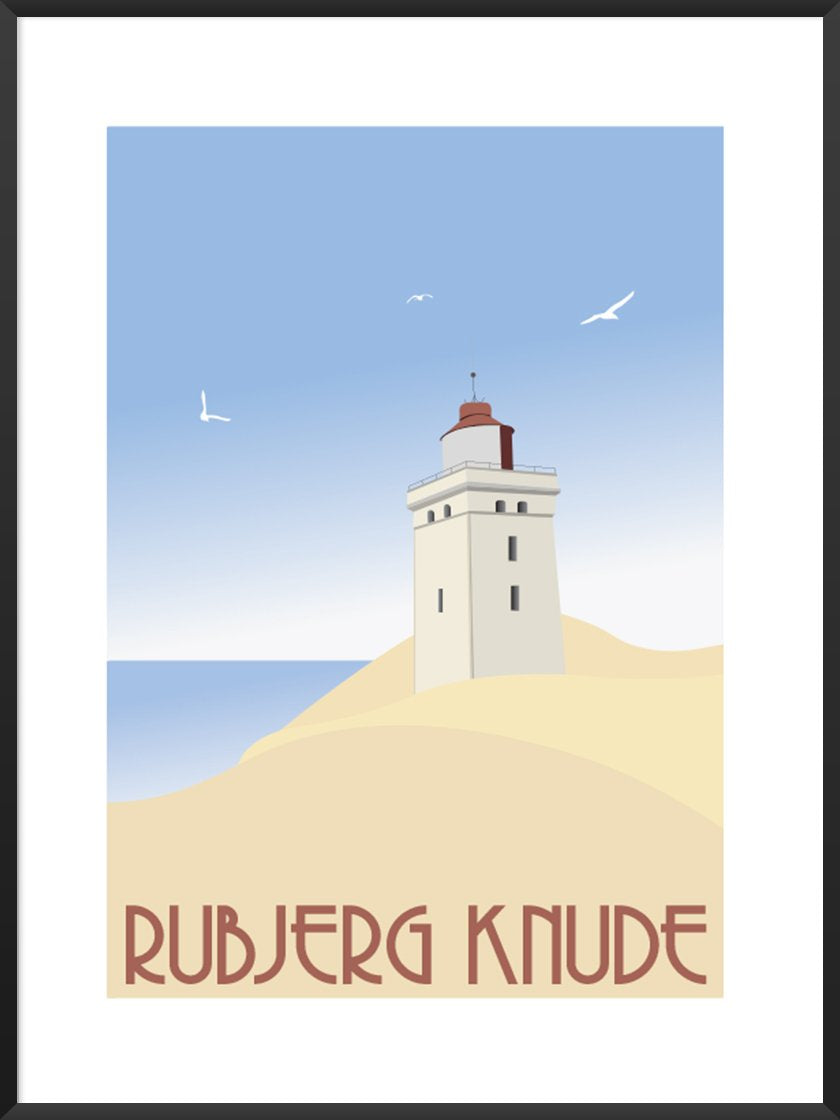 Rubjerg Knude - デンマークの灯台 ポスター