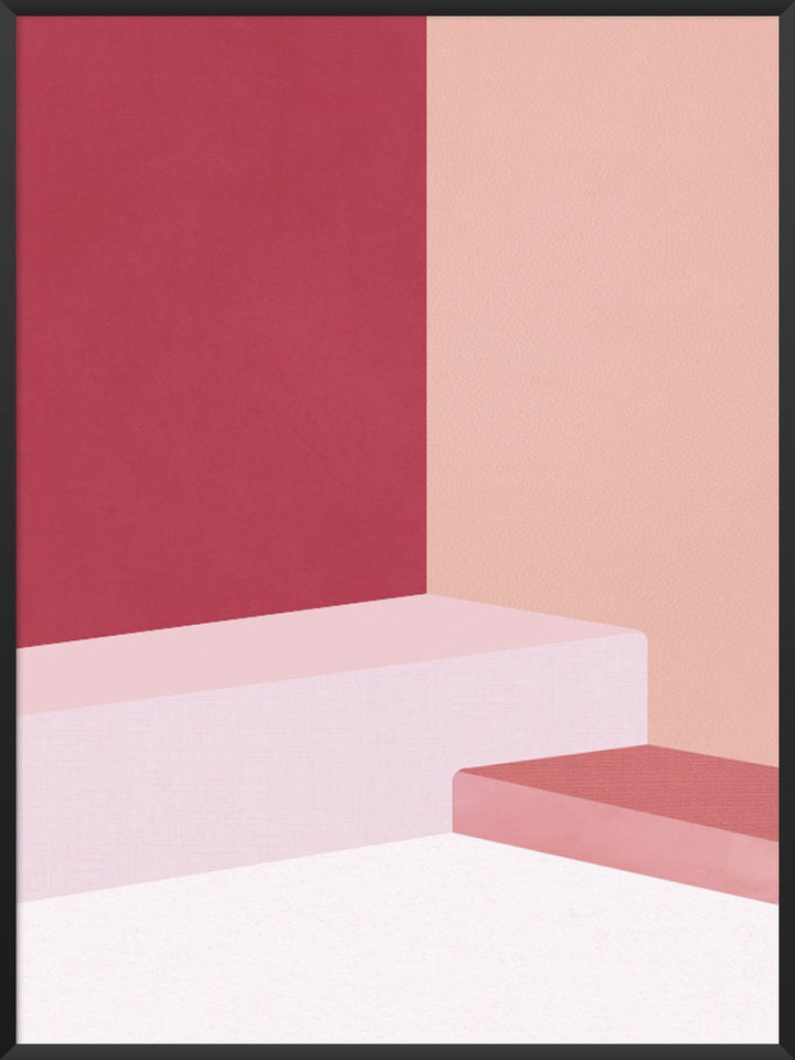 The Pink Abstract - ザ・ピンク ポスター