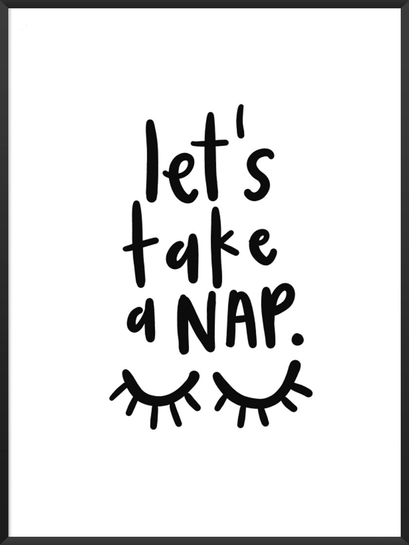 Let's Take a Nap - ちょっとお昼寝 ポスター