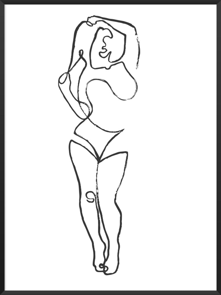 Woman Posing - ウーマンポージング ポスター