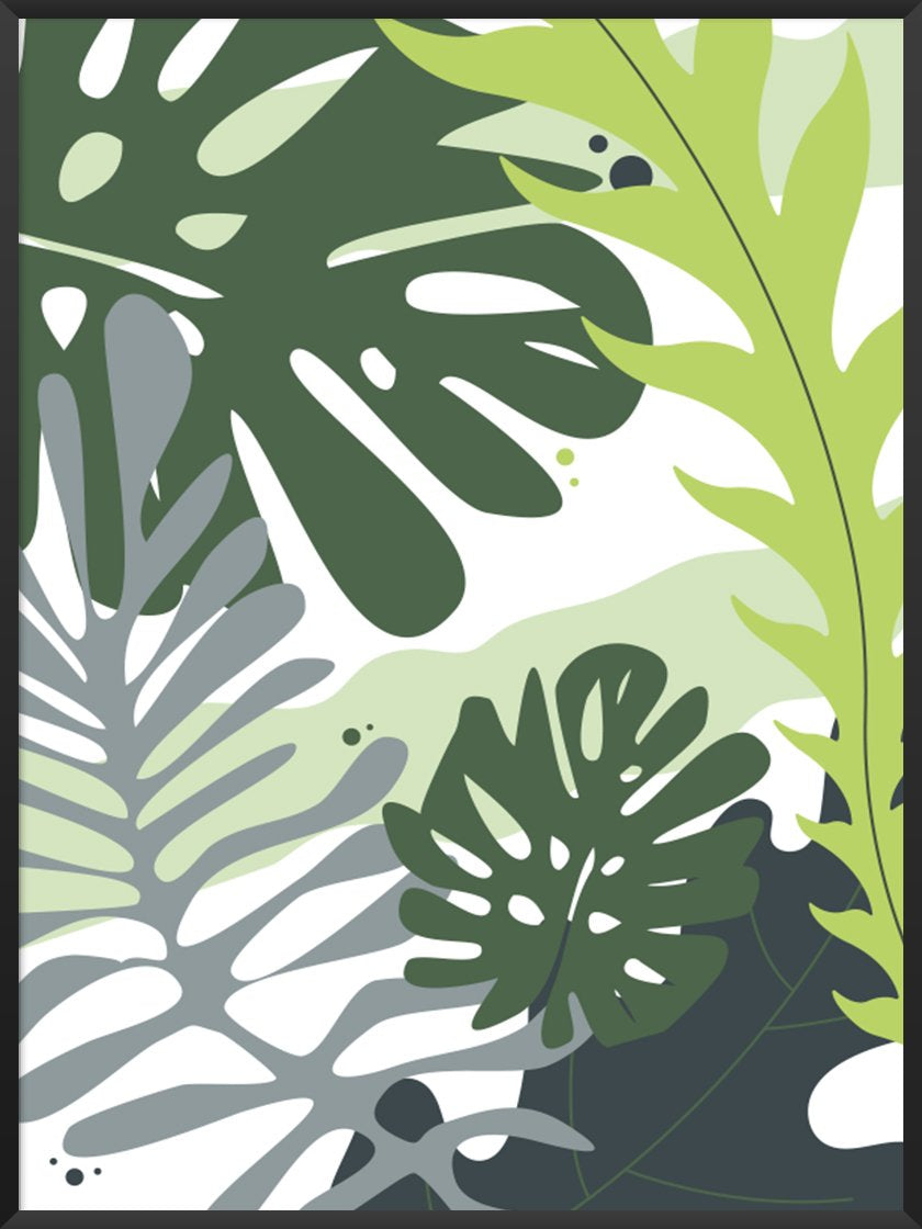 Tropical Leaves - トロピカルリーフ ポスター