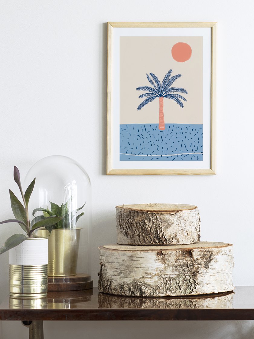 Tropical Palm - 南国のヤシの木 ポスター