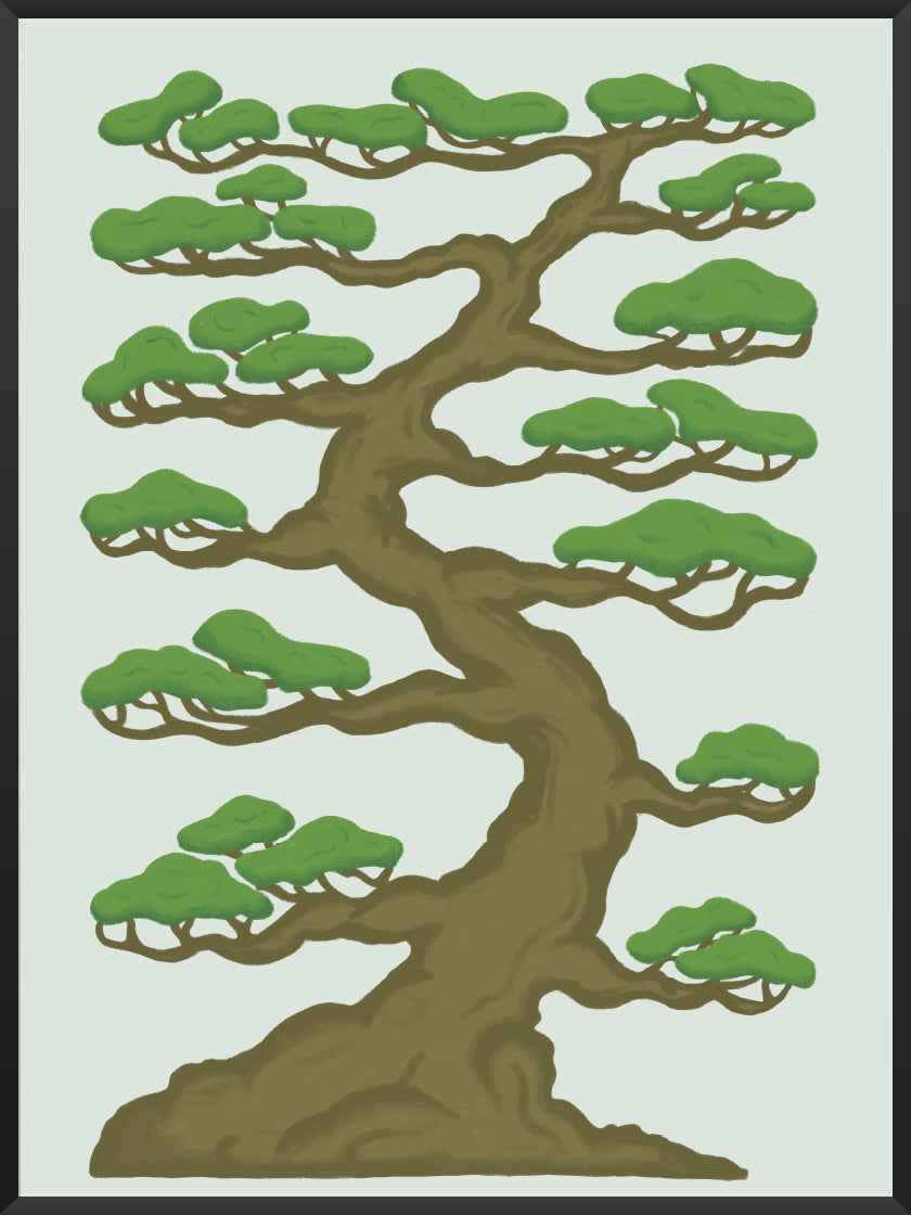 Bonsai Tree - 盆栽 ポスター