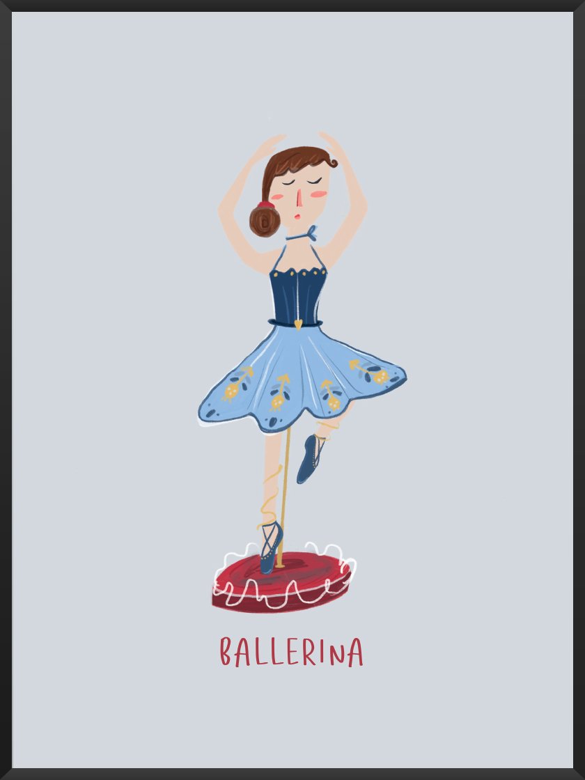Christmas Ballerina - クリスマスバレリーナ ポスター