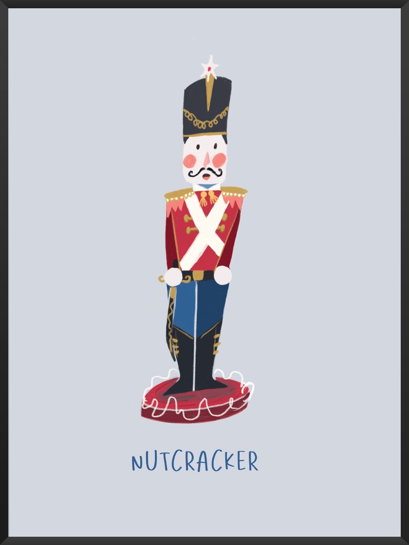Christmas Nutcracker - くるみ割り人形 ポスター