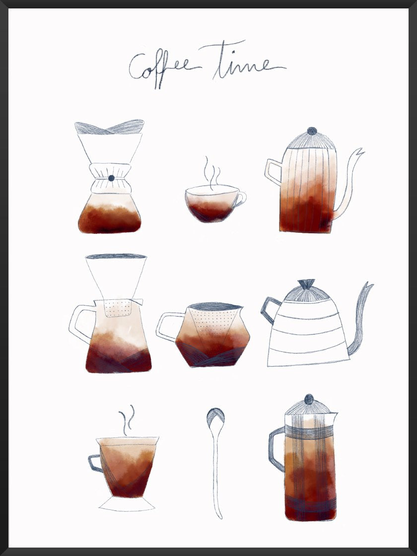 Coffee Time - コーヒータイム ポスター