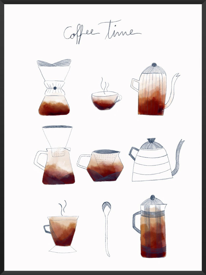 Coffee Time - コーヒータイム ポスター
