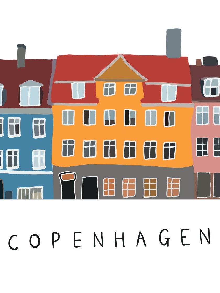 Copenhagen - コペンハーゲン ポスター