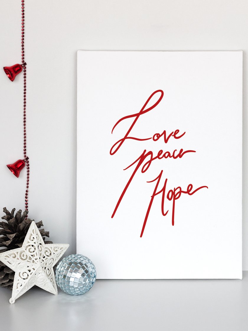 Love, Peace, Hope - ラブ、ピース、ホープ ポスター