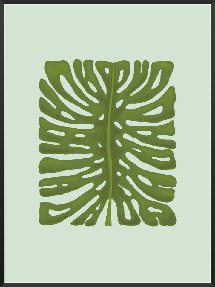 Monstera Leaf - モンステラリーフ ポスター