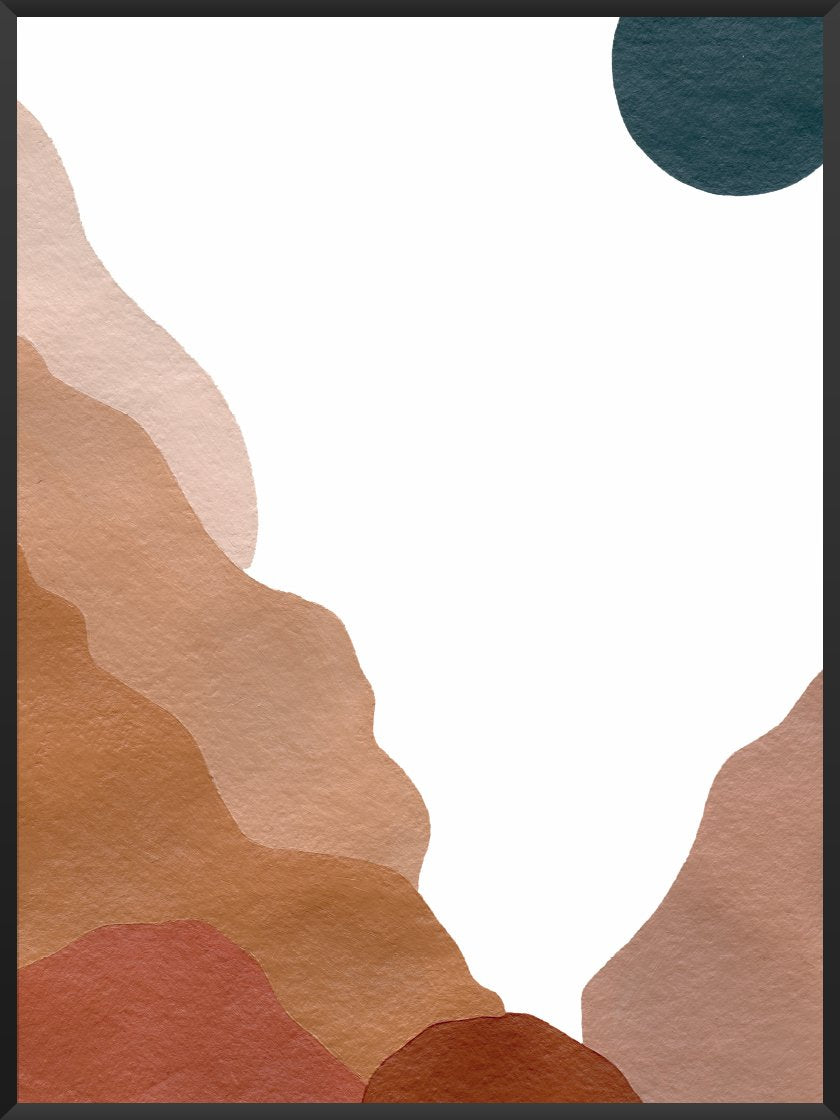 Abstract Grand Canyon - 大渓谷 ポスター