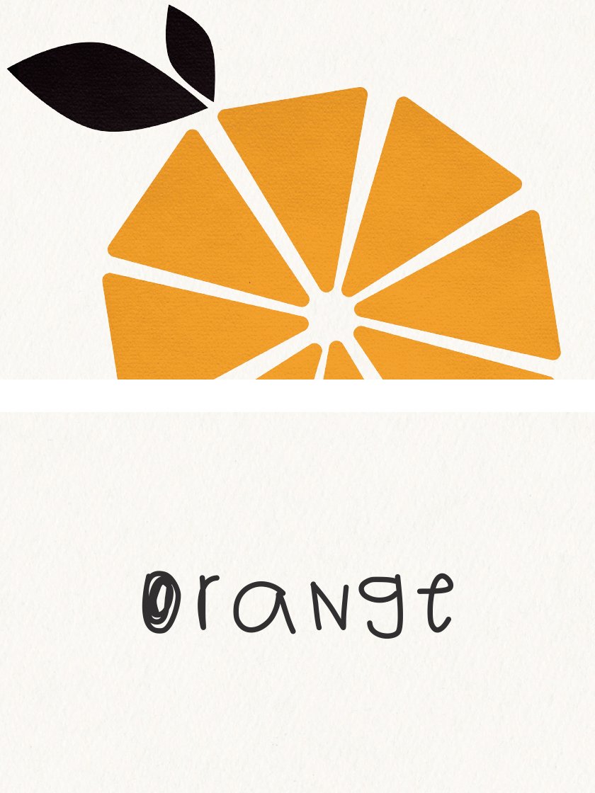 Orange - オレンジ キッズルームポスター