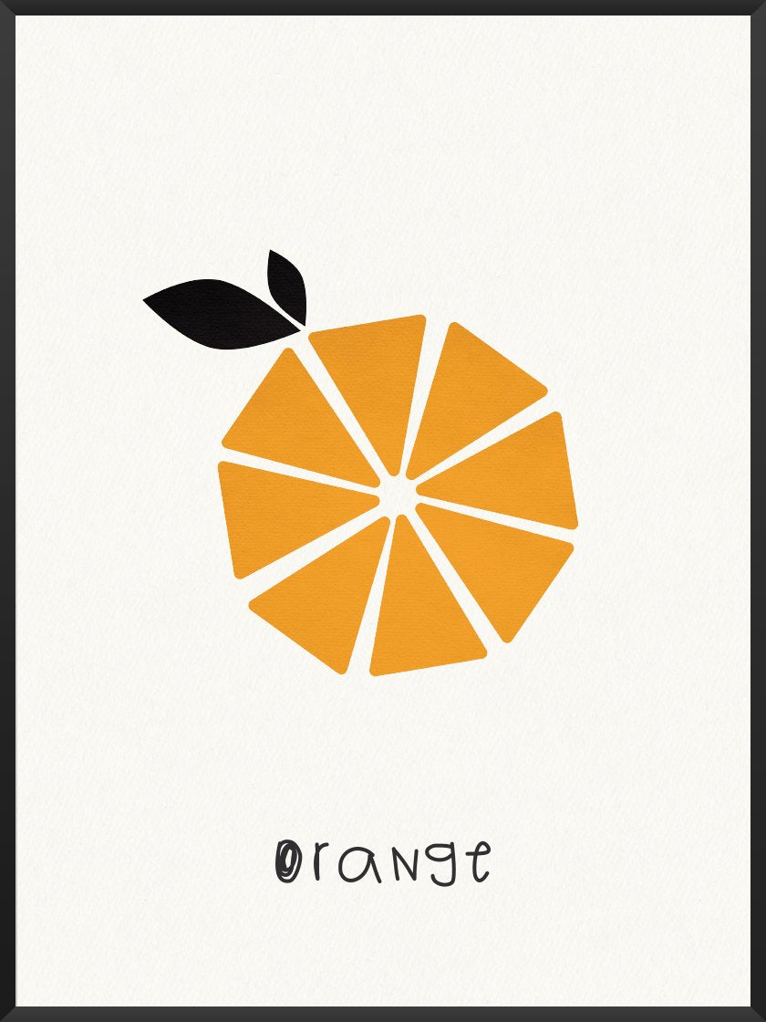 Orange - オレンジ キッズルームポスター