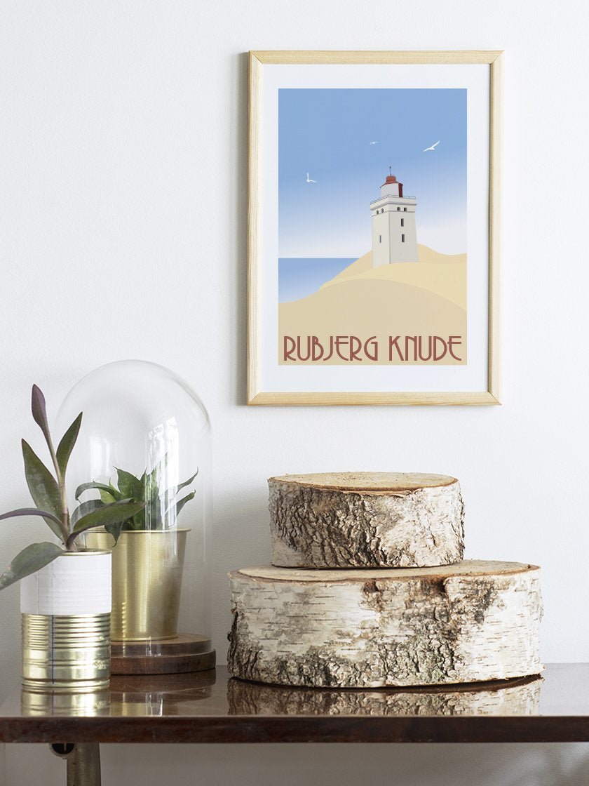 Rubjerg Knude - デンマークの灯台 ポスター