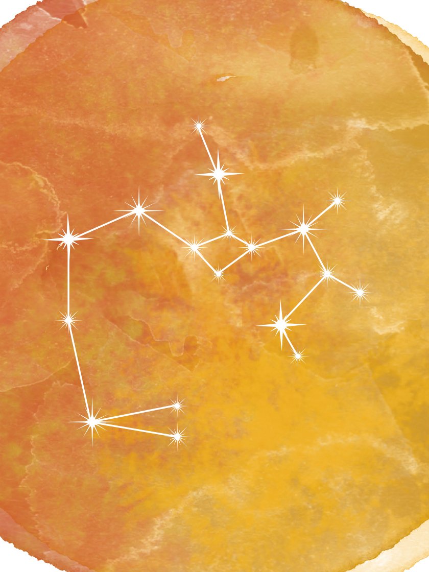 Sagittarius Watercolour 射手座 - 射手座 水彩 星座ポスター