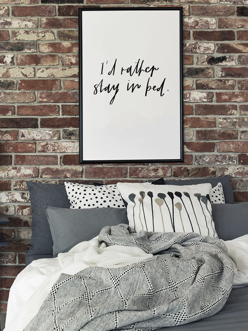 Stay in Bed - もっと寝ていたい ポスター