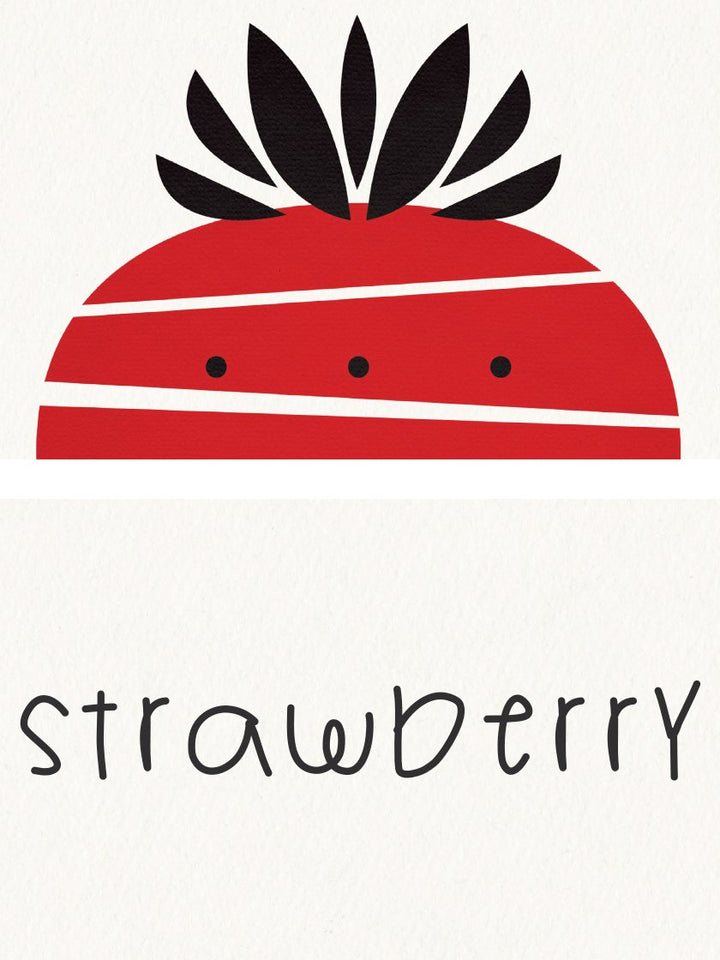 Strawberry - イチゴ キッズルームポスター