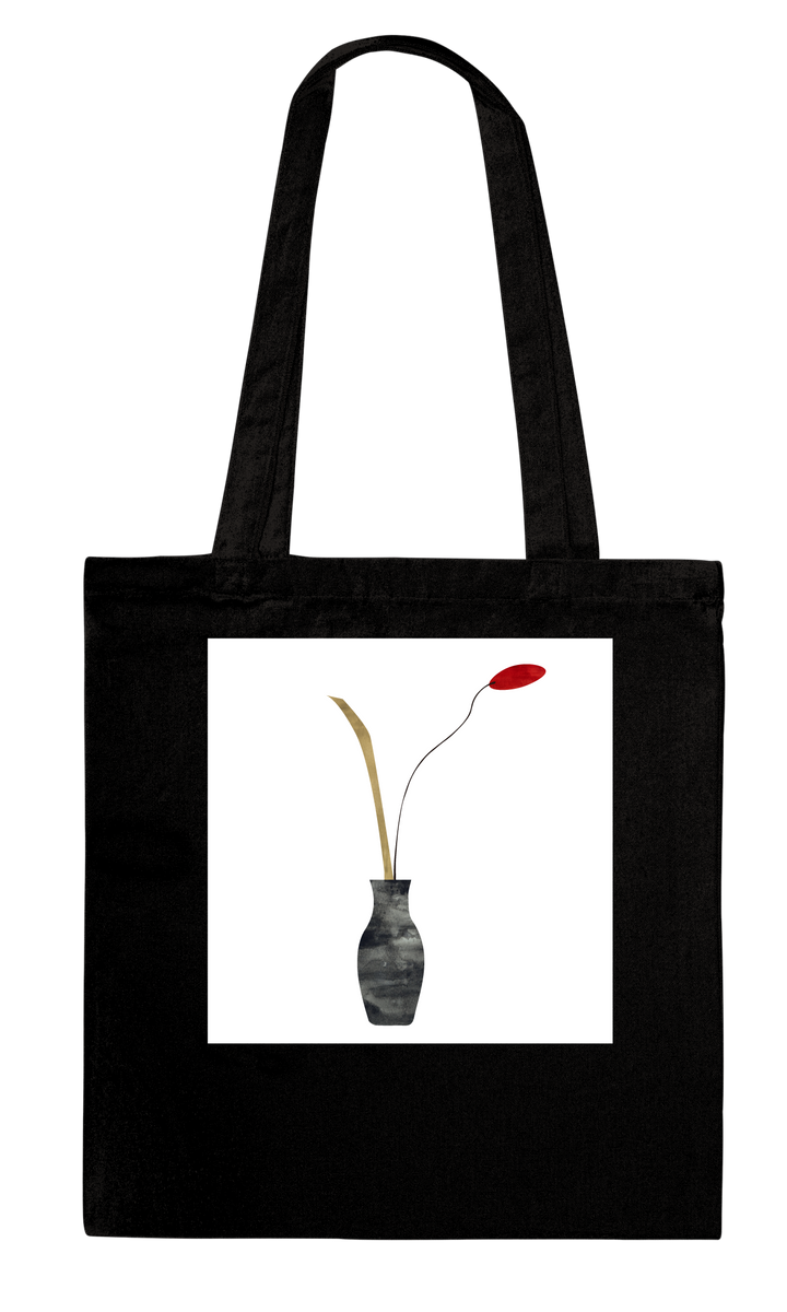 Poppy Flower Tote Bag -  ポピーフラワートートバッグ