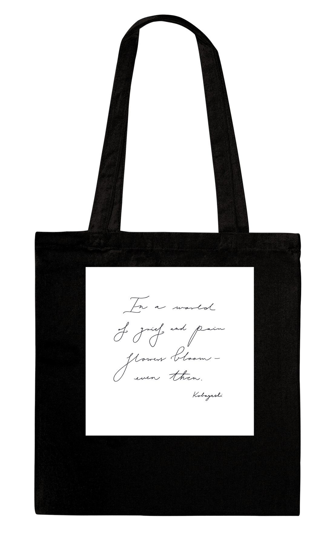 Flower Haiku Tote Bag -  花俳句トートバッグ