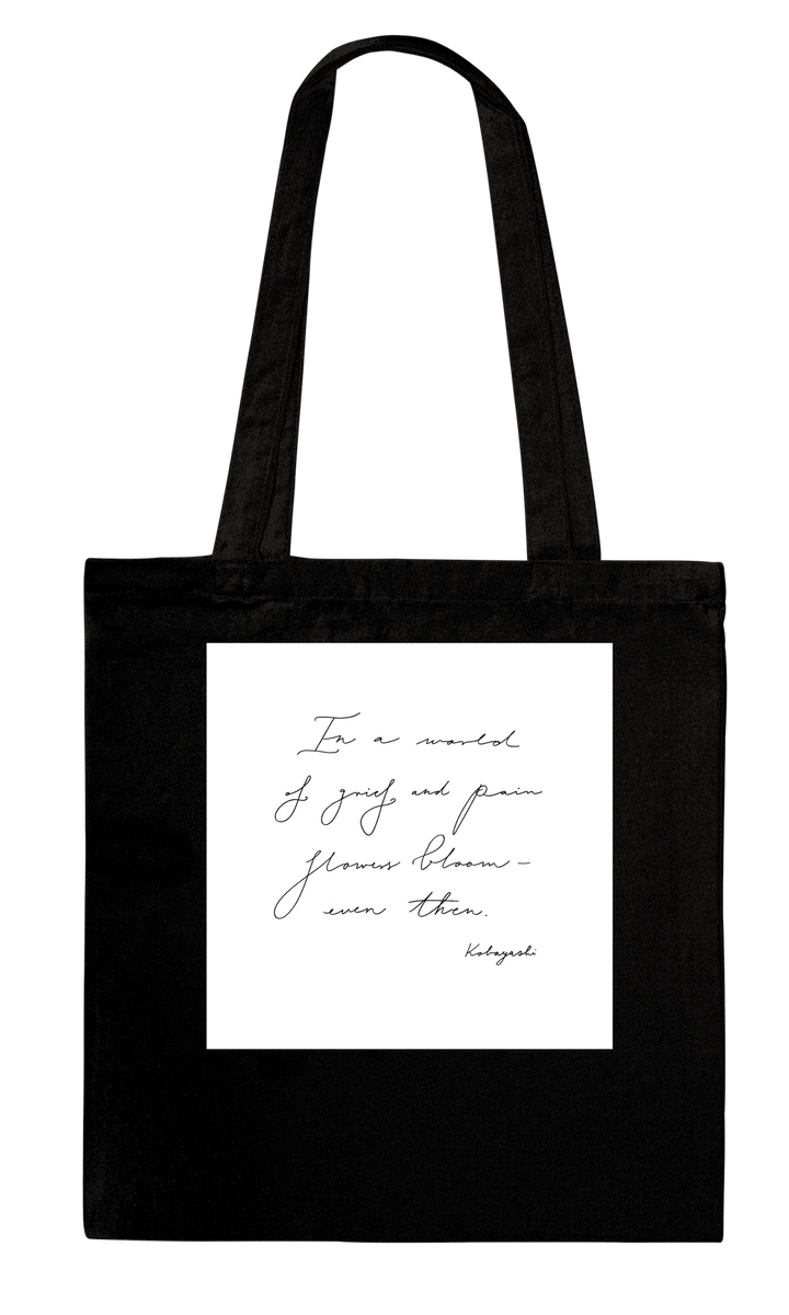 Flower Haiku Tote Bag -  花俳句トートバッグ