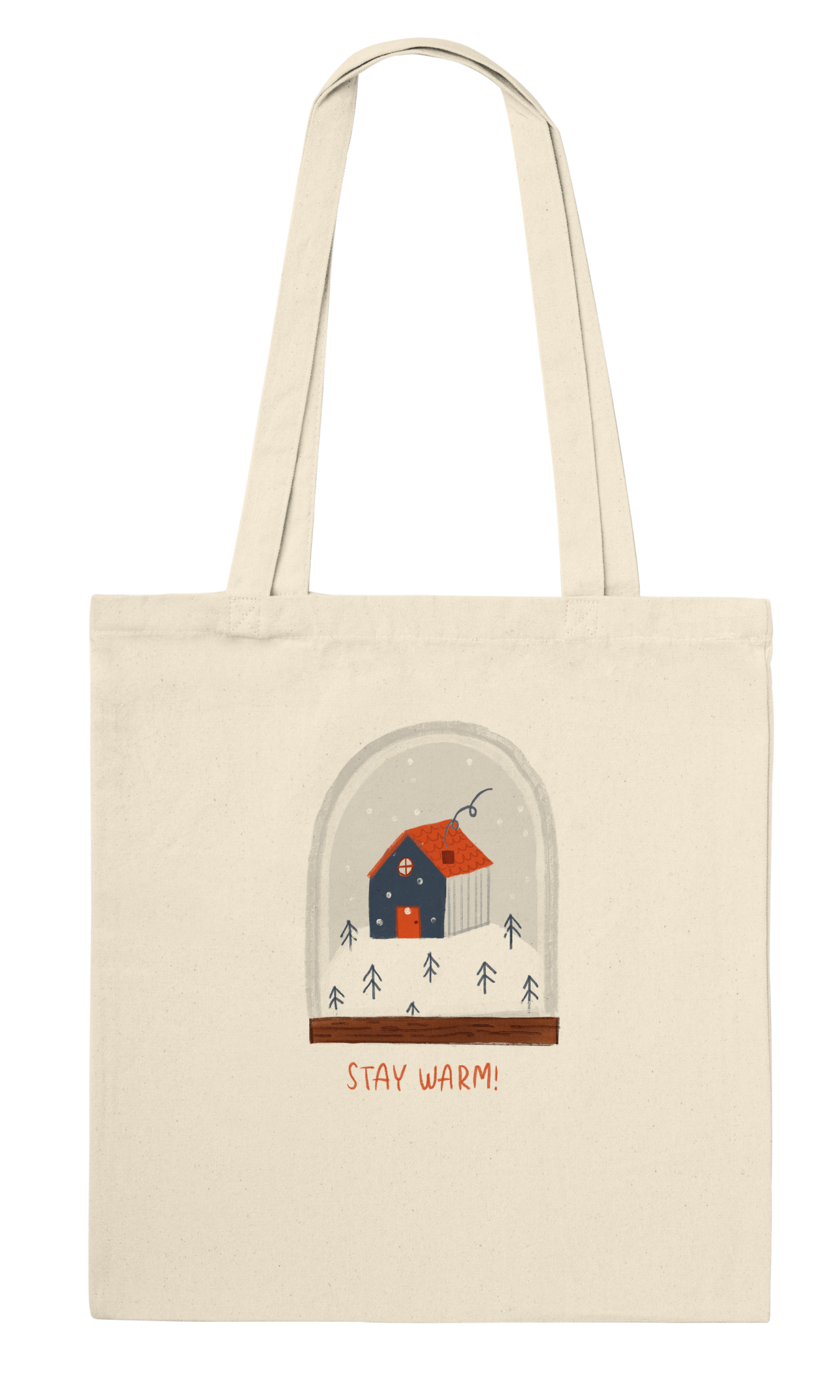 Christmas House Tote Bag -  クリスマスの我が家トートバッグ
