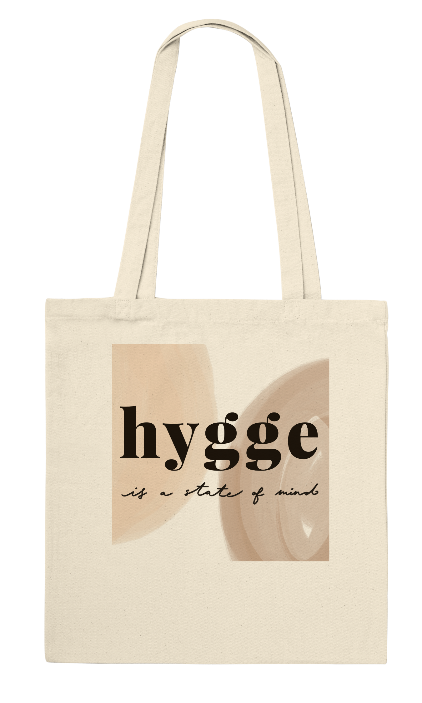 Hygge Is A State Of Mind Tote Bag -  ヒュッゲな心トートバッグ