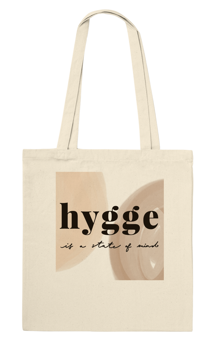 Hygge Is A State Of Mind Tote Bag -  ヒュッゲな心トートバッグ