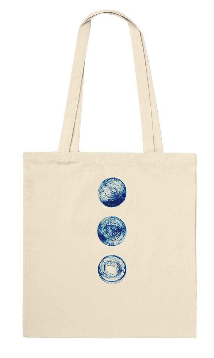 Les Lunes Bleu Tote Bag -  ブルームーントートバッグ