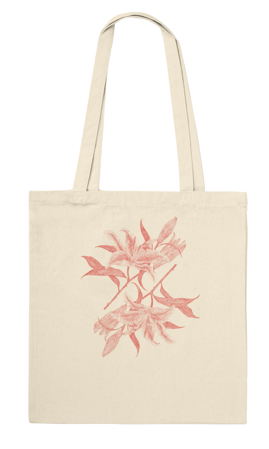Mirror Lillies Tote Bag