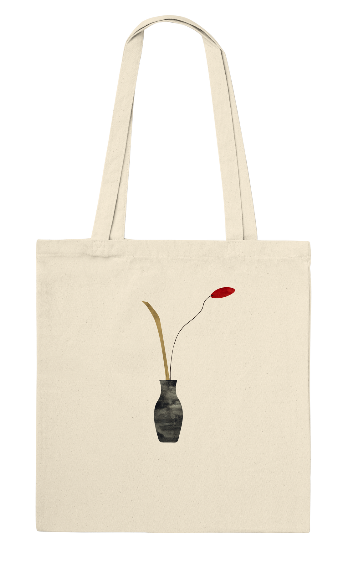 Poppy Flower Tote Bag -  ポピーフラワートートバッグ