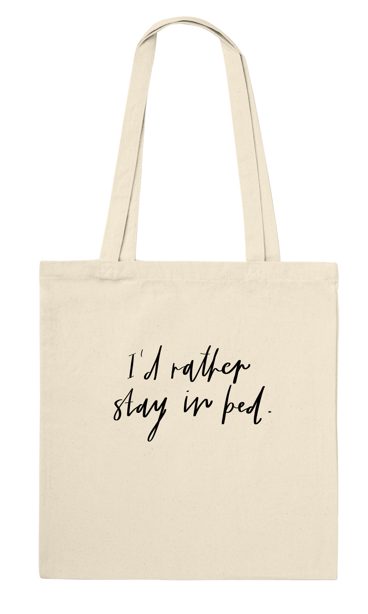 Stay In Bed Tote Bag -  もっと寝ていたいトートバッグ