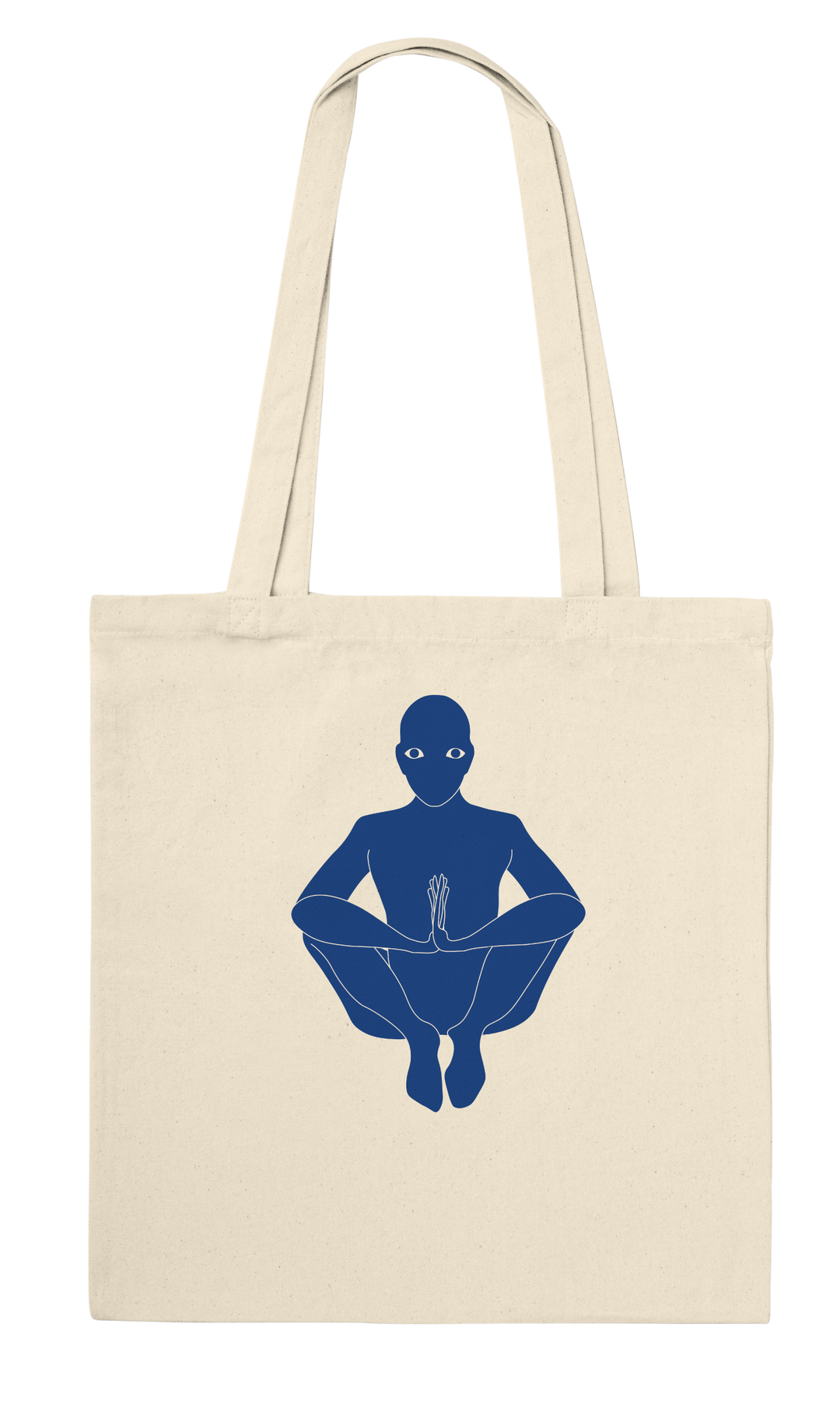 Malasana Pose Tote Bag -  マラーサナヨガポーズトートバッグ