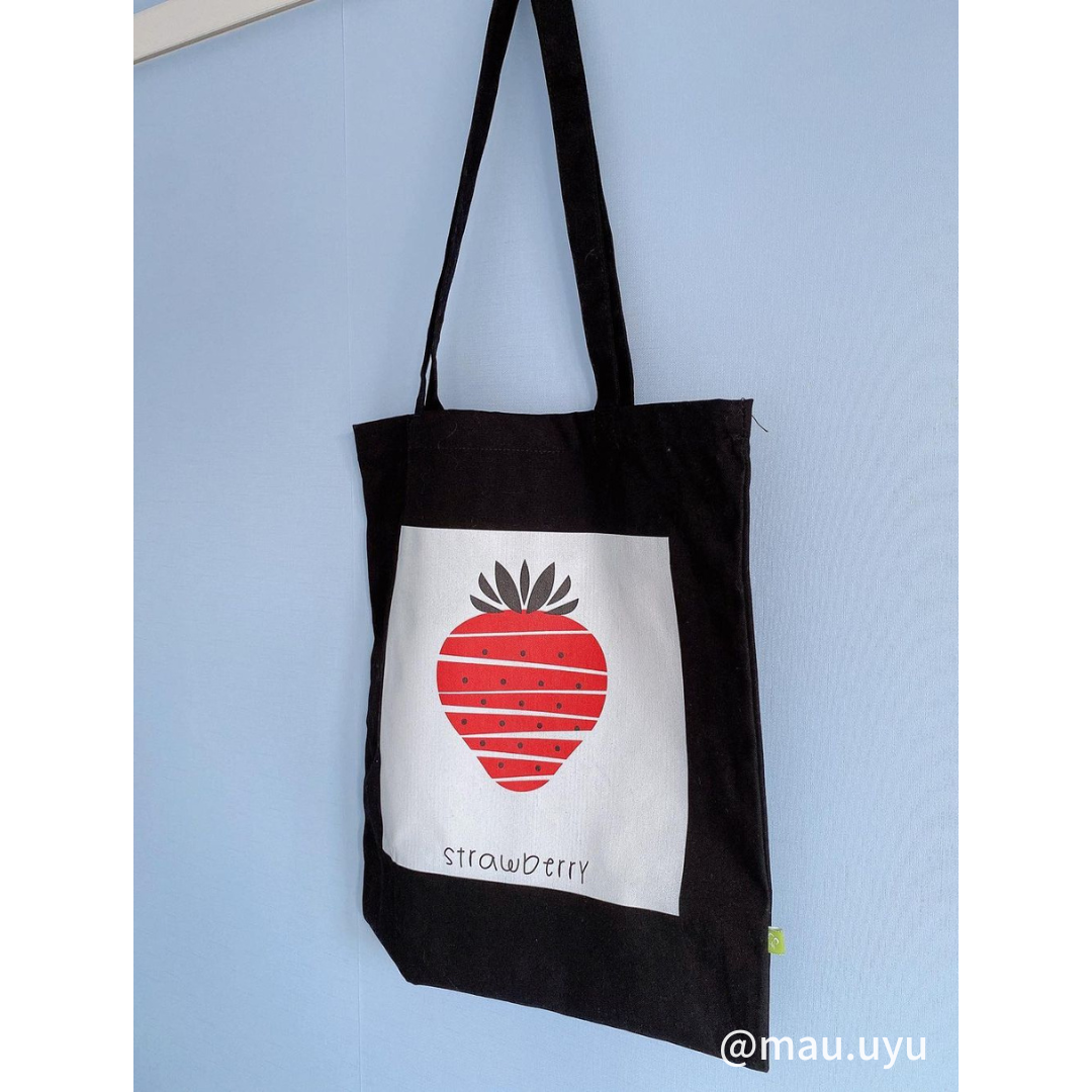 Strawberry Tote Bag -  イチゴ キッズルートートバッグ