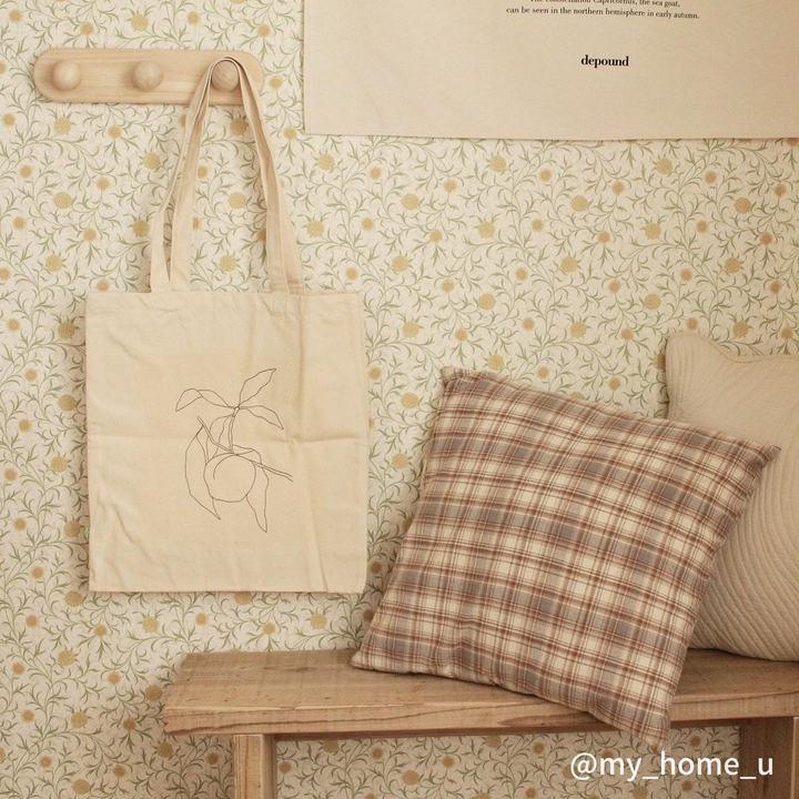 Peach Tote Bag -  ピーチトートバッグ