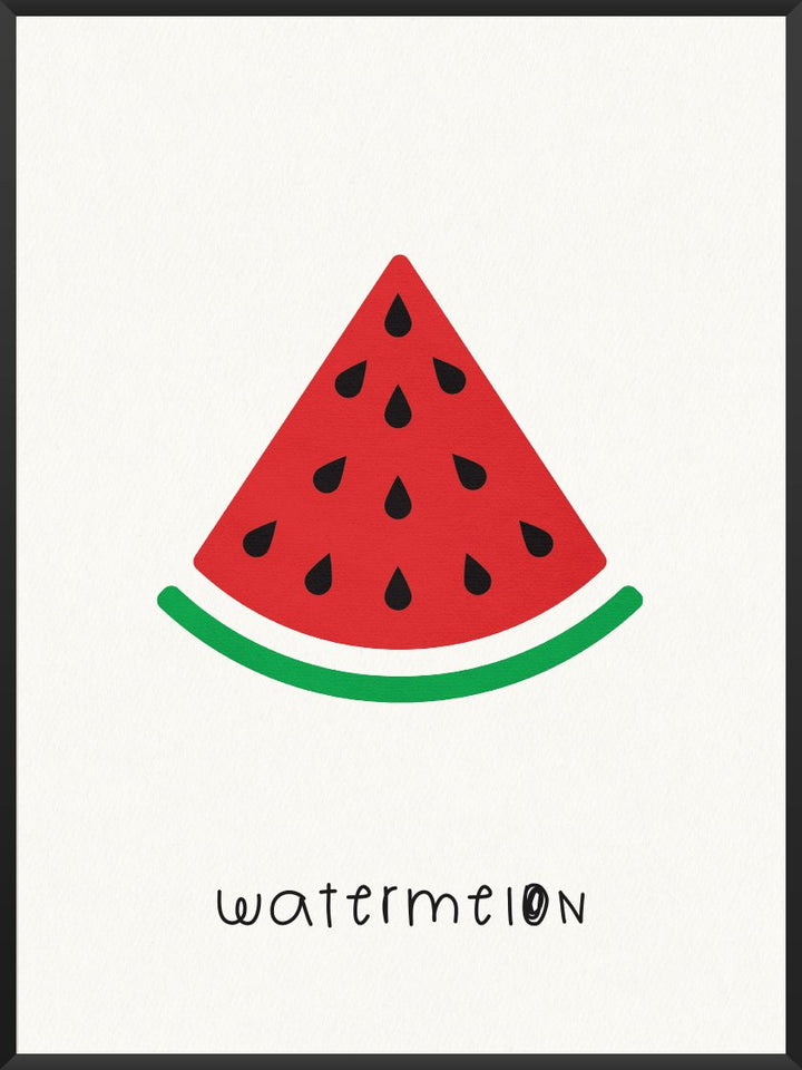 Watermelon - スイカ キッズルームポスター
