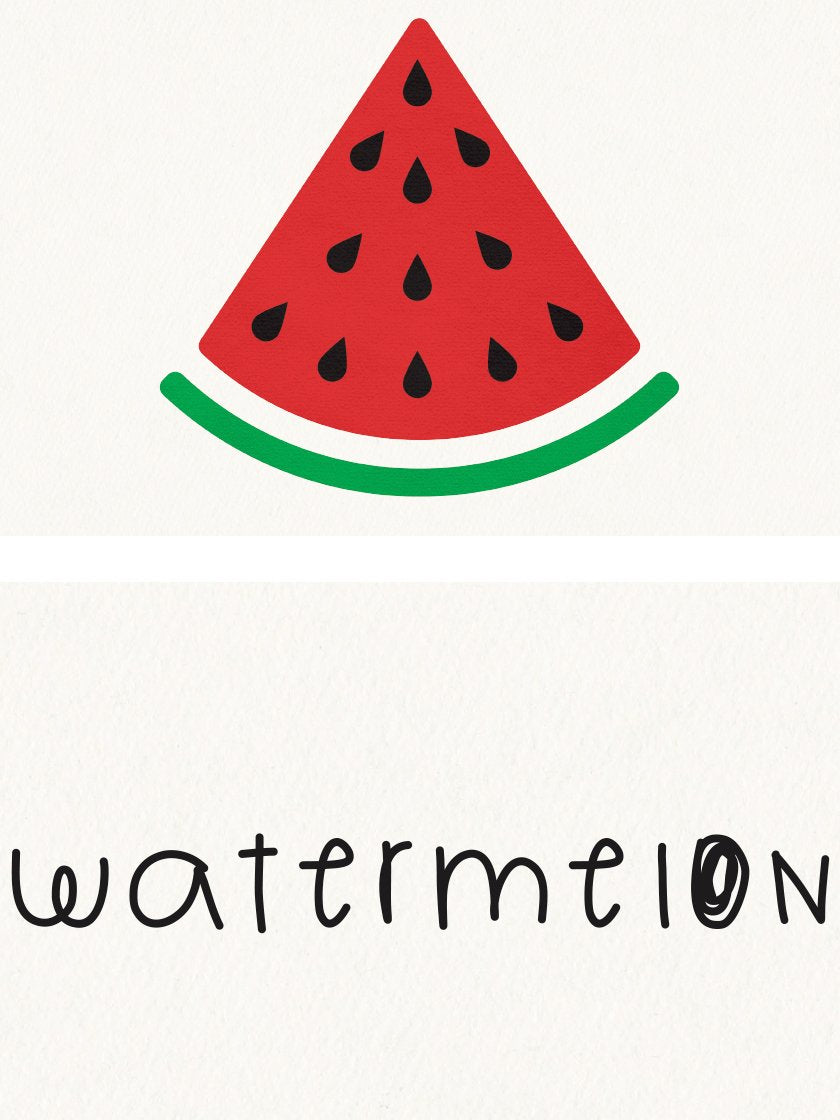 Watermelon - スイカ キッズルームポスター